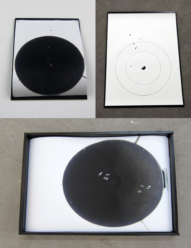Moon Calendar, "Trilogy (o). (Front and Back of Inkjet Prints) 2012